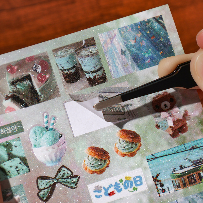 Embellishments For Scrapbooking - Grazioso Album di Adesivi a Tema
