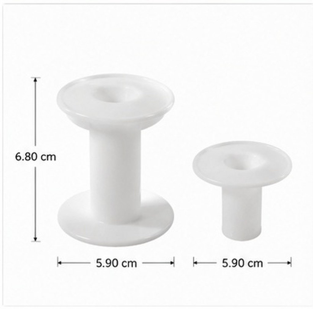 Embroidery Craft - 10 Pezzi di Rocchetti in Plastica