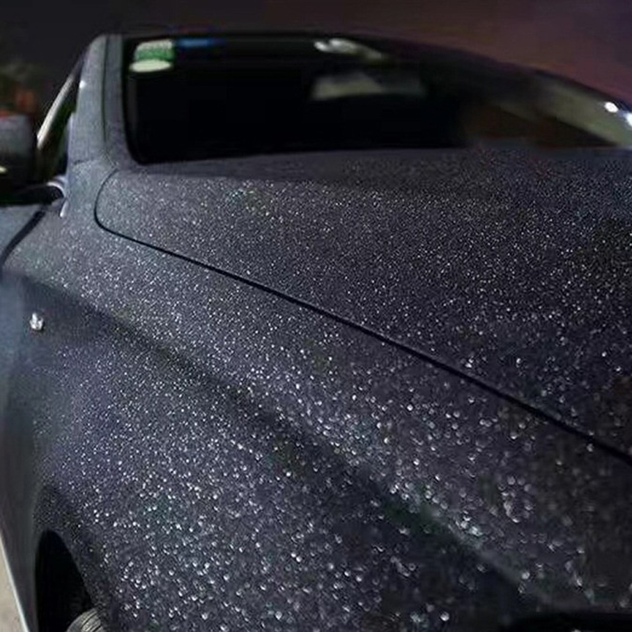 Glitter Vinyl Roll - Pellicola Adesiva Premium in Vinile Nero