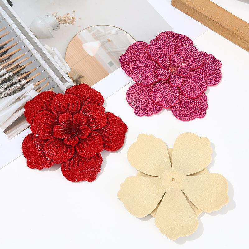 Craft Embellishment - 1 pezzo di toppa floreale tridimensionale