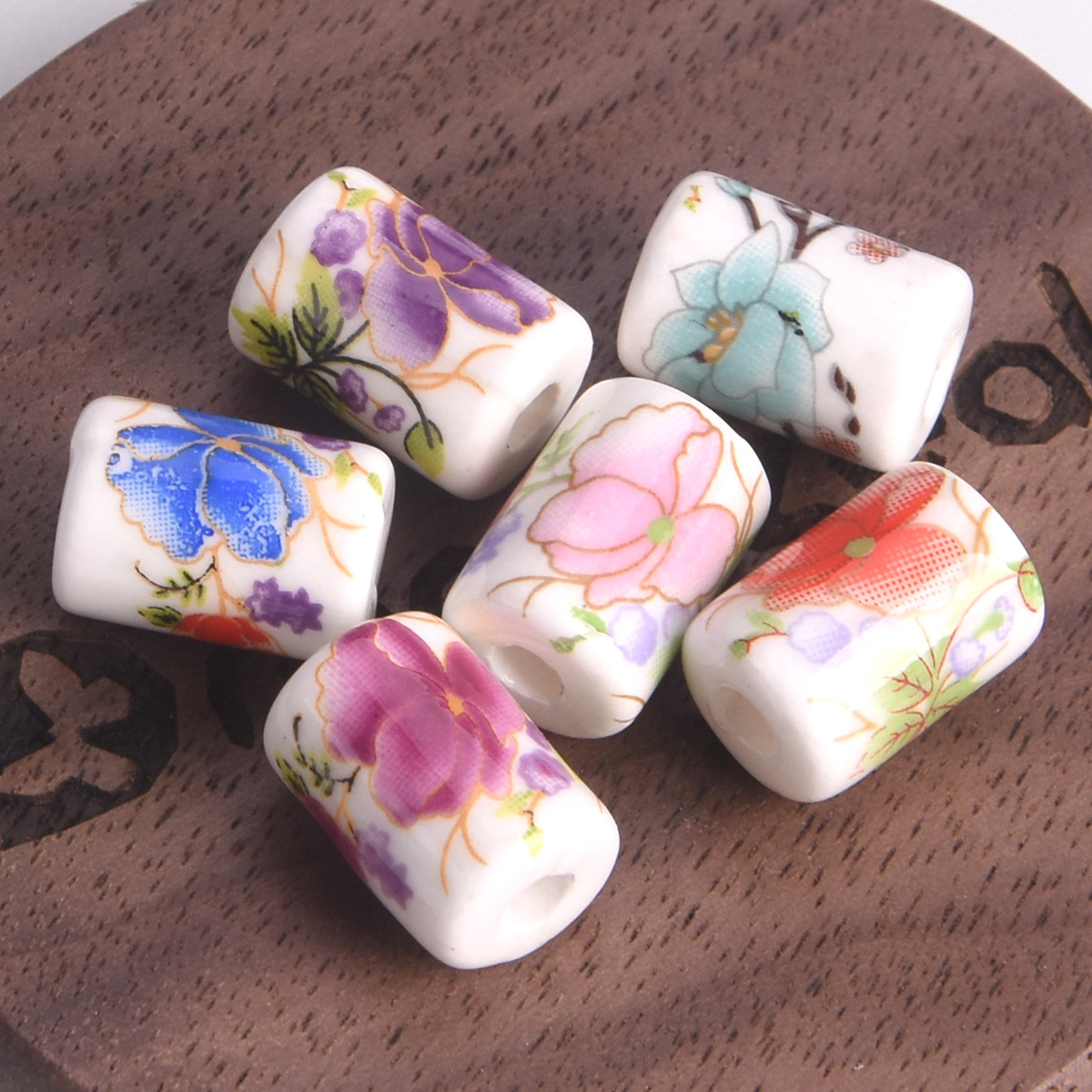 Embellishment Crafts - 10 pezzi di perline in ceramica