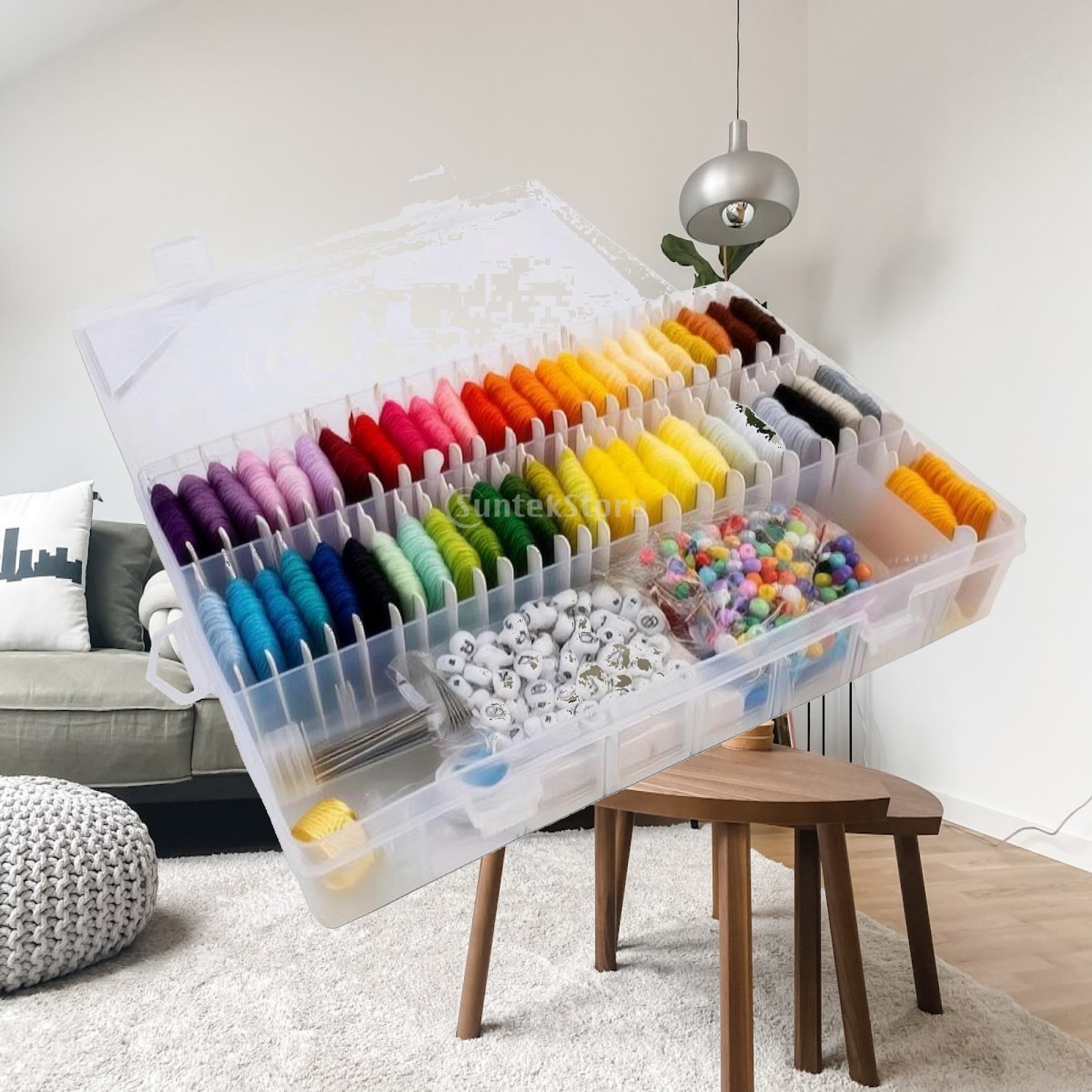 Embroidery Craft - Kit di Fili da Ricamo con
