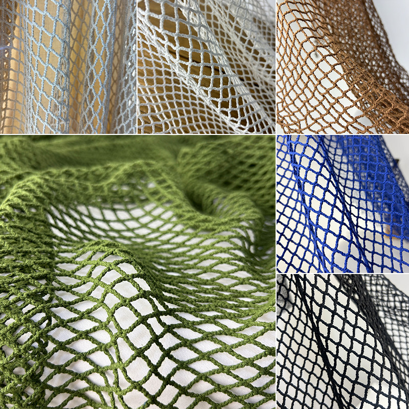 Crystal Mesh Fabric - Tessuto in Cotone e Lino a