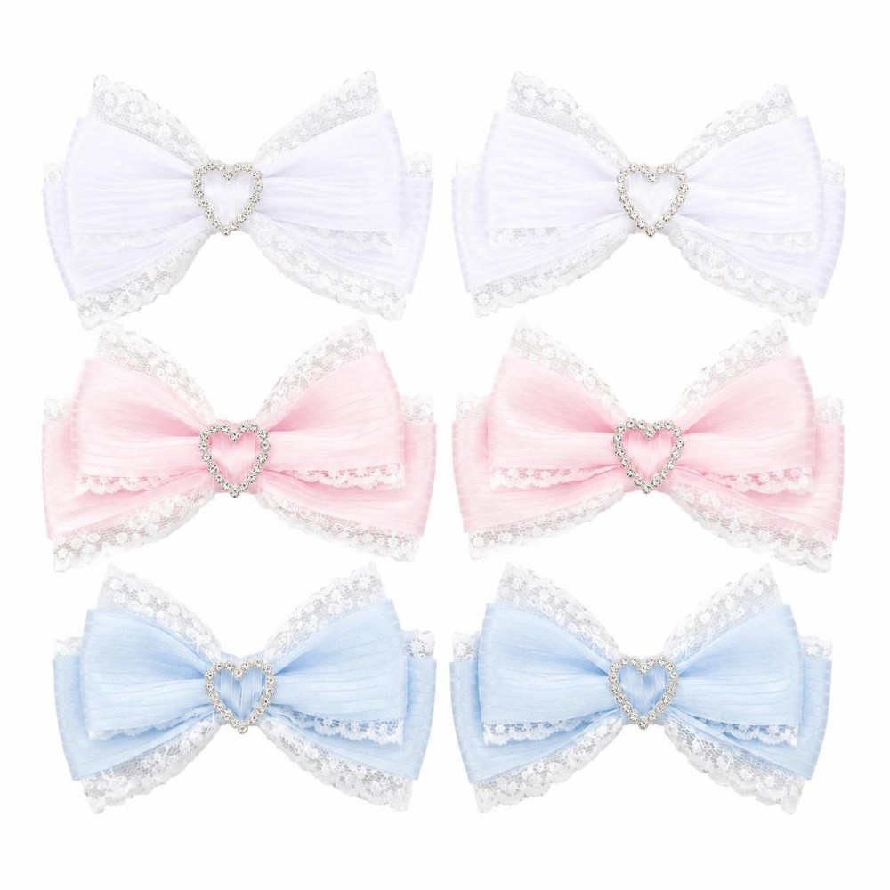 1 paio di fermagli per capelli - Lace Ribbon Trim recensione e prezzo