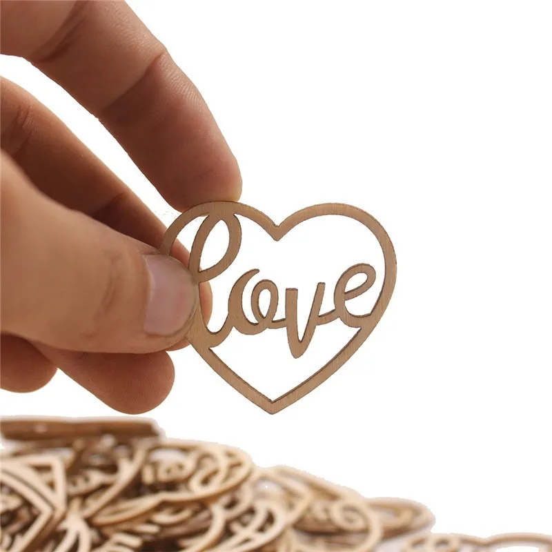 50 Pezzi di Ornamenti in Legno - Craft Embellishment recensione e prezzo