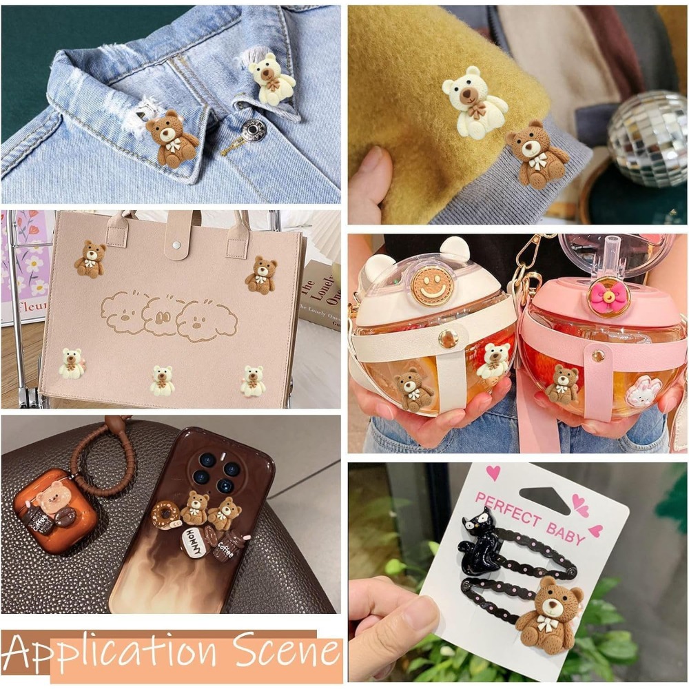 10-100 pz Cartoon Beige Caffè  - Embellishments For Scrapbooking recensione e prezzo