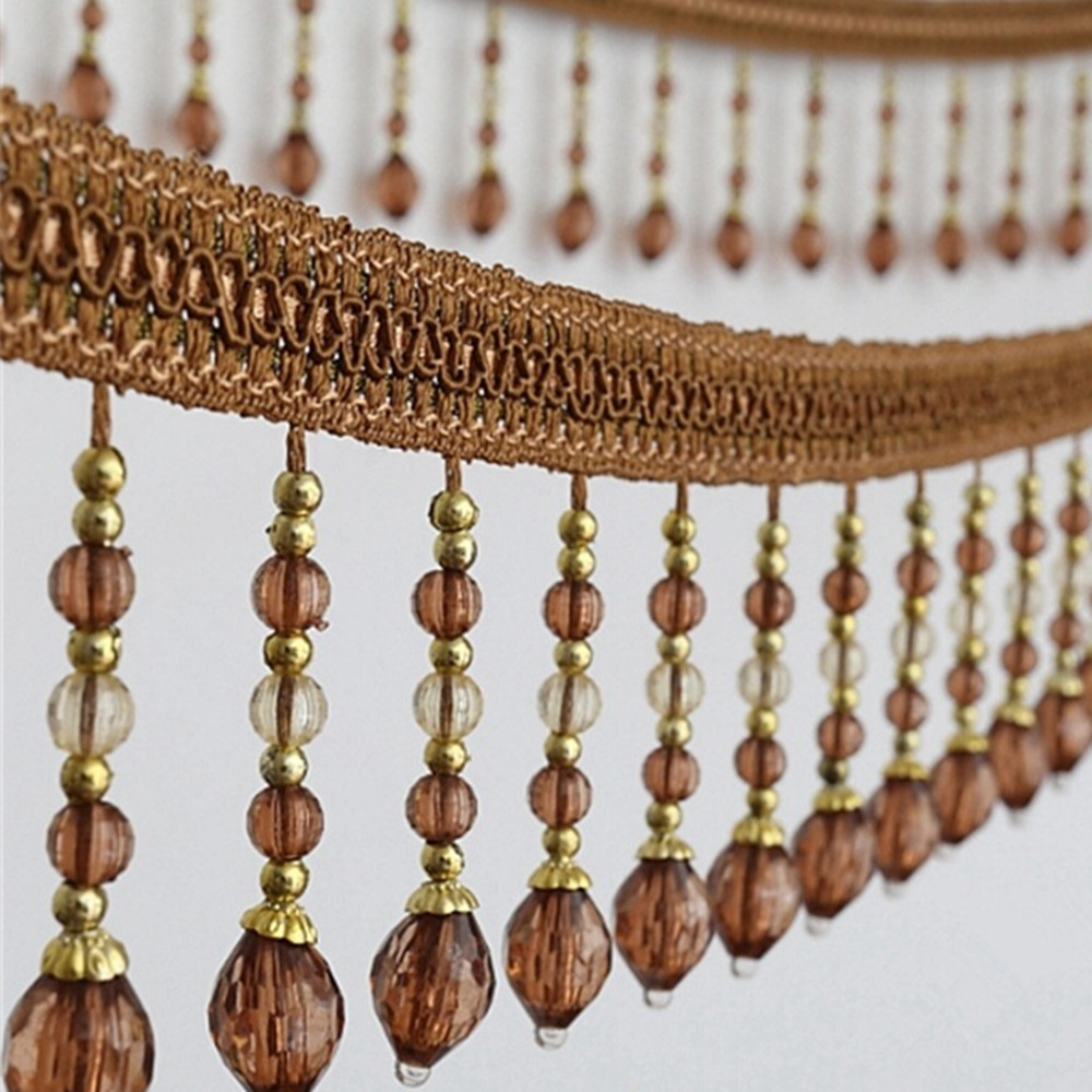 6 metri di nastro in tessuto c - Beaded Trim Fringe recensione e prezzo