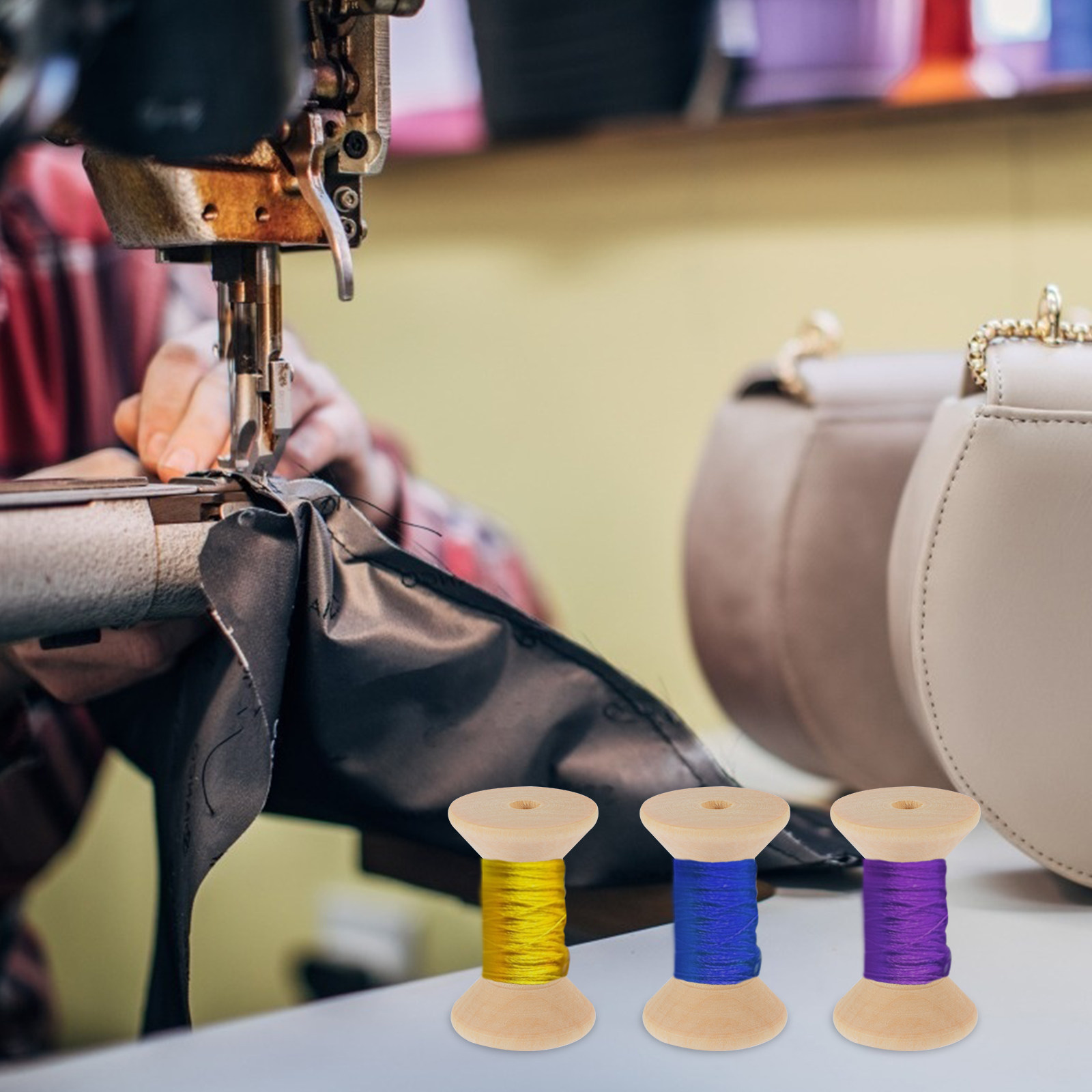 5 bobine in legno, lisce e lev - Embroidery Craft recensione e prezzo