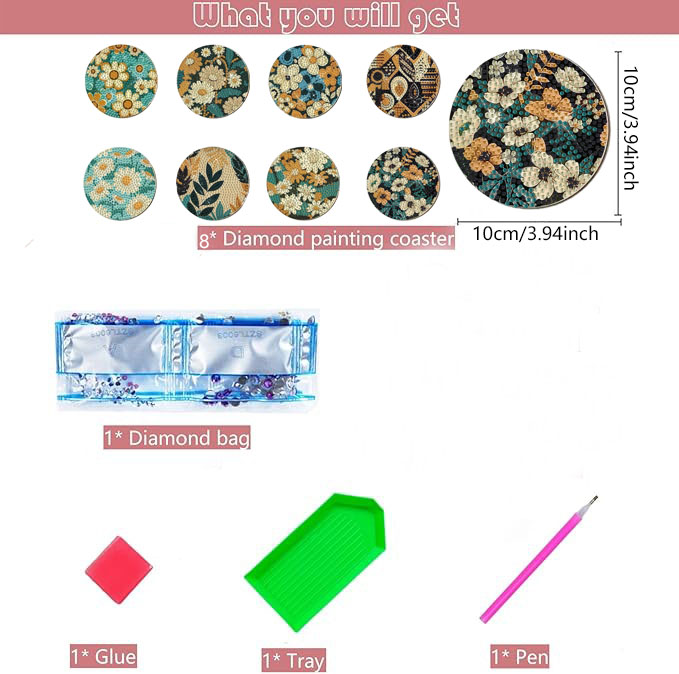 Set di 8 Pezzi per Pittura Dia - Embellishment Crafts recensione e prezzo
